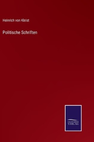 Cover of Politische Schriften