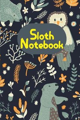 Book cover for Sloth Notebook