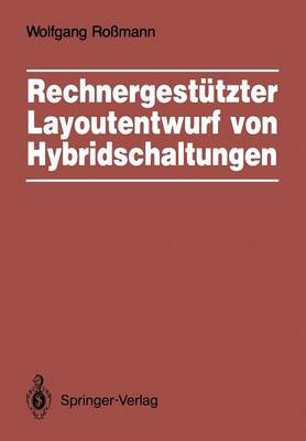 Cover of Rechnergestützter Layoutentwurf von Hybridschaltungen