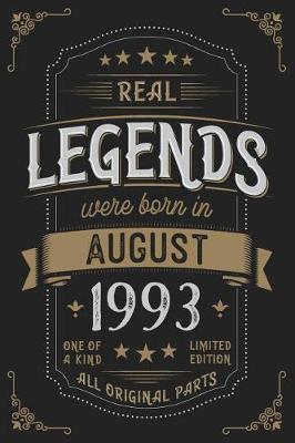 Book cover for Real Legends were born in August 1993