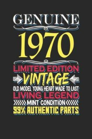 Cover of Genuine 1970 Limited Edition Vintage Old Model Young Heart Made to Last Living Legend Mint Condition 99% Authentic Parts