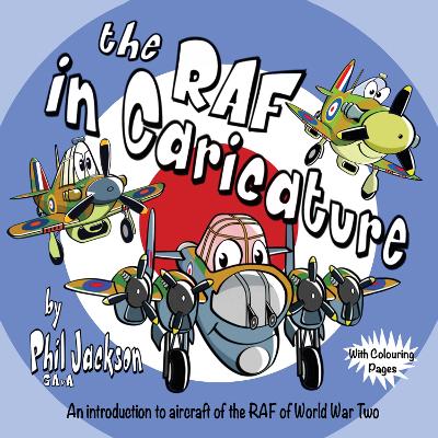 Book cover for RAF in Caricature