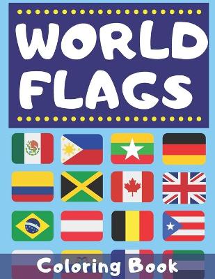 Book cover for World Flags Coloring Book