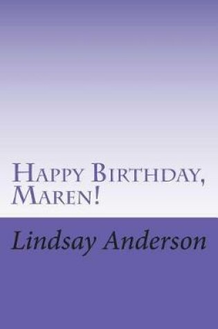 Cover of Happy Birthday, Maren!