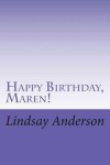 Book cover for Happy Birthday, Maren!