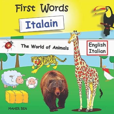 Book cover for First Words Italian - Animals