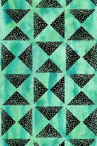 Cover of Journal Notebook Triangles With Dots Pattern 8