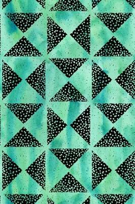 Book cover for Journal Notebook Triangles With Dots Pattern 8