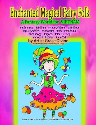 Book cover for Enchanted Magical Fairy Folk a Fantasy World for Vietnam