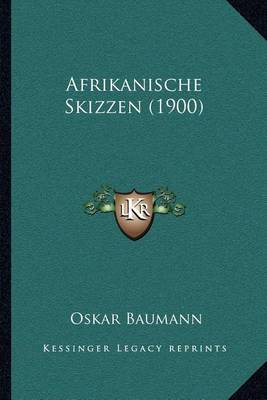 Book cover for Afrikanische Skizzen (1900)