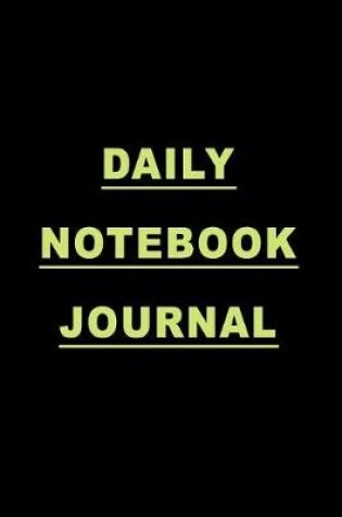 Cover of Daily Notebook Journal