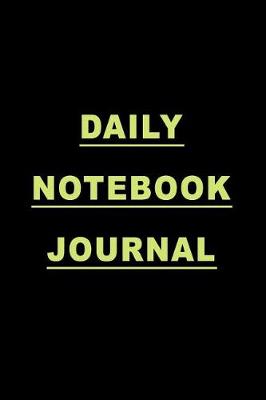 Book cover for Daily Notebook Journal