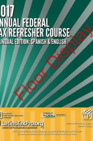 Cover of 2017 Annual Federal Tax Refresher Course