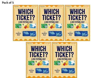 Book cover for Read Write Inc. Fresh Start Readers: Book 3: Which Ticket? A Big Festival Quiz & Fantastic Rays - Pack of 5