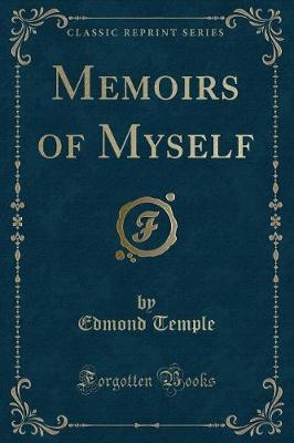 Book cover for Memoirs of Myself (Classic Reprint)