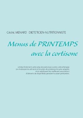 Book cover for Menus de printemps avec la cortisone