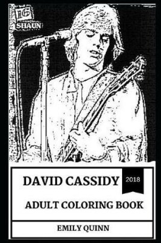 Cover of David Cassidy Adult Coloring Book