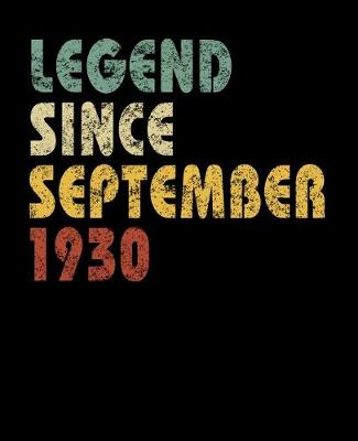 Cover of Legend Since September 1930