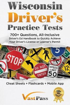 Book cover for Wisconsin Driver's Practice Tests