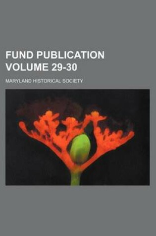 Cover of Fund Publication Volume 29-30