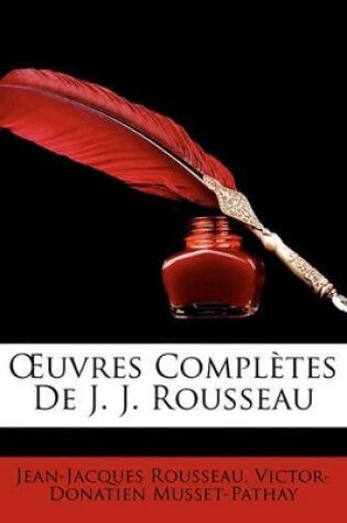 Cover of Uvres Compltes de J. J. Rousseau