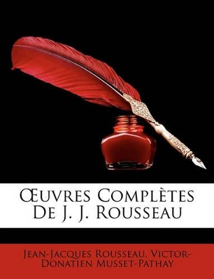 Book cover for Uvres Compltes de J. J. Rousseau