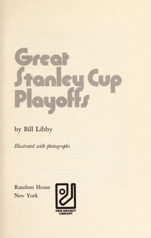 Book cover for Great Stanley Cup Playoffs