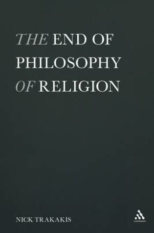 Cover of The End of Philosophy of Religion