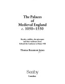 Book cover for The Palaces of Medieval England, c.1050-1550