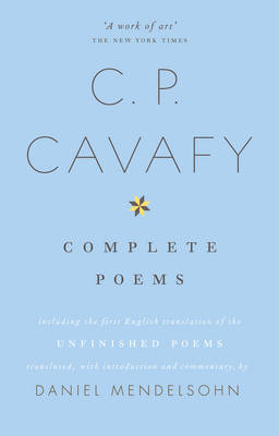 Book cover for The Complete Poems of C.P. Cavafy