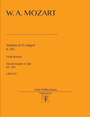 Book cover for Sonata in G Major, KV 283