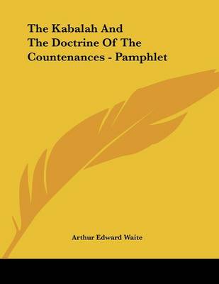 Book cover for The Kabalah and the Doctrine of the Countenances - Pamphlet