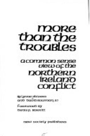 Cover of More Than the Troubles