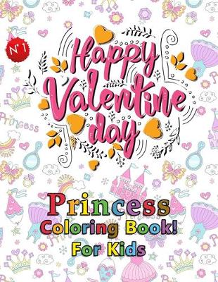 Book cover for Valentine's Day Coloring Book For Kids