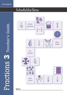 Book cover for Fractions, Decimals and Percentages Book 3 Teacher's Guide (Year 3, Ages 7-8)