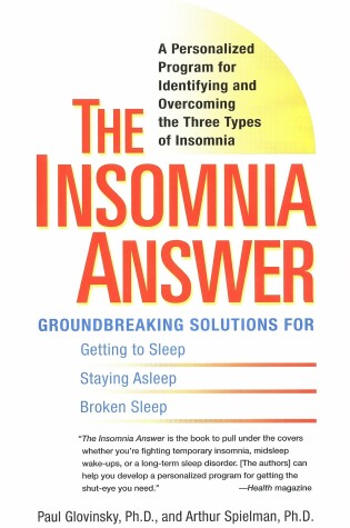 Cover of The Insomnia Answer