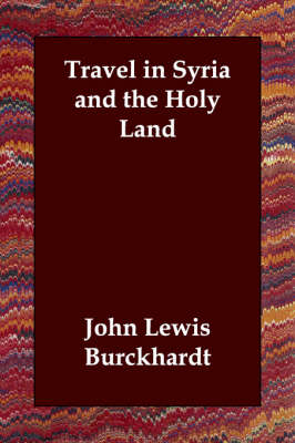 Book cover for Travel in Syria and the Holy Land