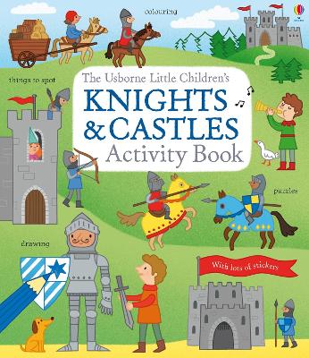 Book cover for Little Children's Knights and Castles Activity Book
