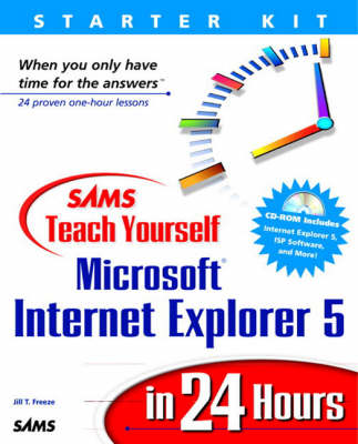 Book cover for Sams Teach Yourself Internet Explorer 5 in 24 Hours