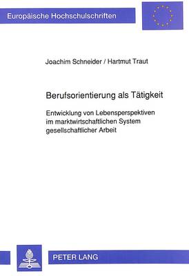 Cover of Berufsorientierung ALS Taetigkeit