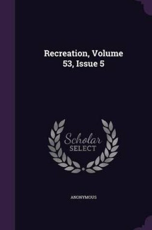 Cover of Recreation, Volume 53, Issue 5