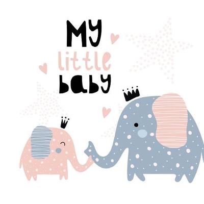 Book cover for My Little Baby Baby Shower Guest Book