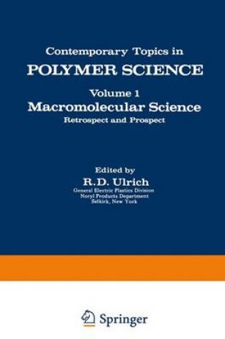 Cover of Macromolecular Science