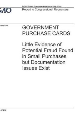 Cover of Government Purchase Cards