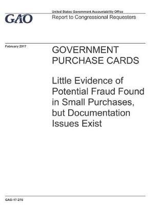 Book cover for Government Purchase Cards