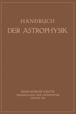 Cover of Grundlagen der Astrophysik