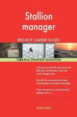 Cover of Stallion Manager Red-Hot Career Guide; 1183 Real Interview Questions