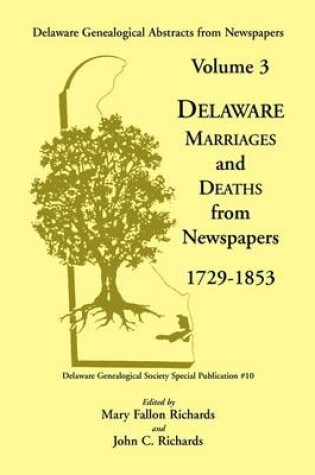 Cover of Delaware Genealogical Abstracts from Newspapers. Volume 3