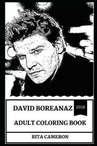 Cover of David Boreanaz Adult Coloring Book