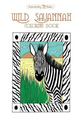 Cover of Wild Savannah Colouring Book